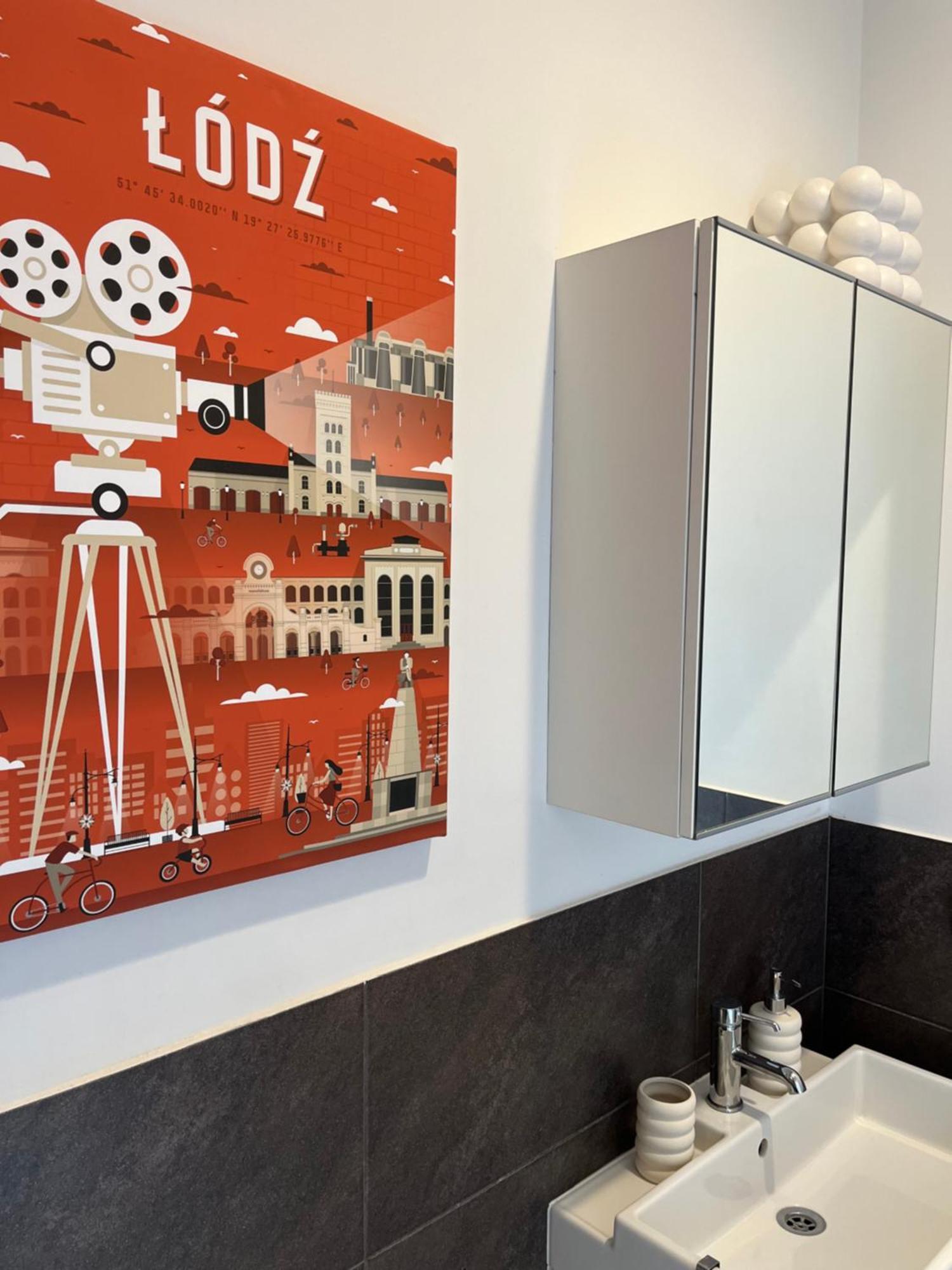 Apartament I Love Piotrkowska Z Wielkim Lustrem, Balkonem I Klimatyzacja Łódź Esterno foto